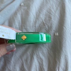 Green Kate spade bracelet